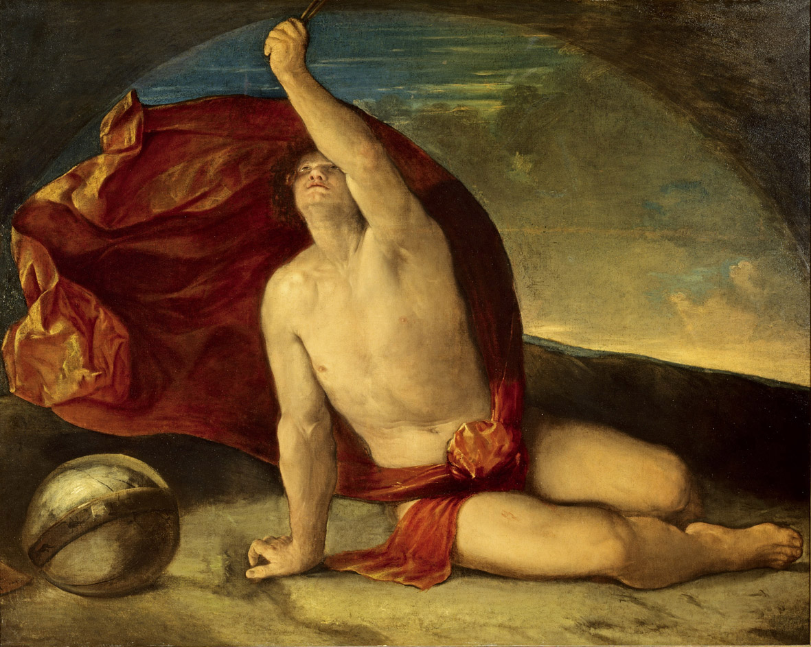 Sapiente con Compasso e Globo